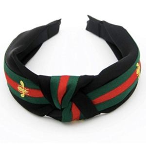 Green/Red Bee Ribbon Headband